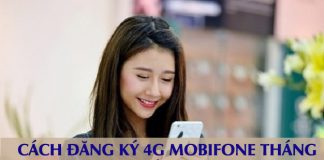 Đăng ký 4G Mobifone 1 tháng 120K