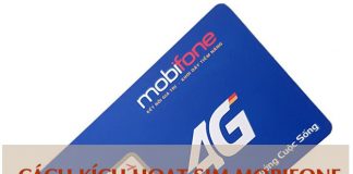 Kích hoạt sim Mobifone