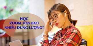 Gọi video zoom hết bao nhiêu dung lượng?